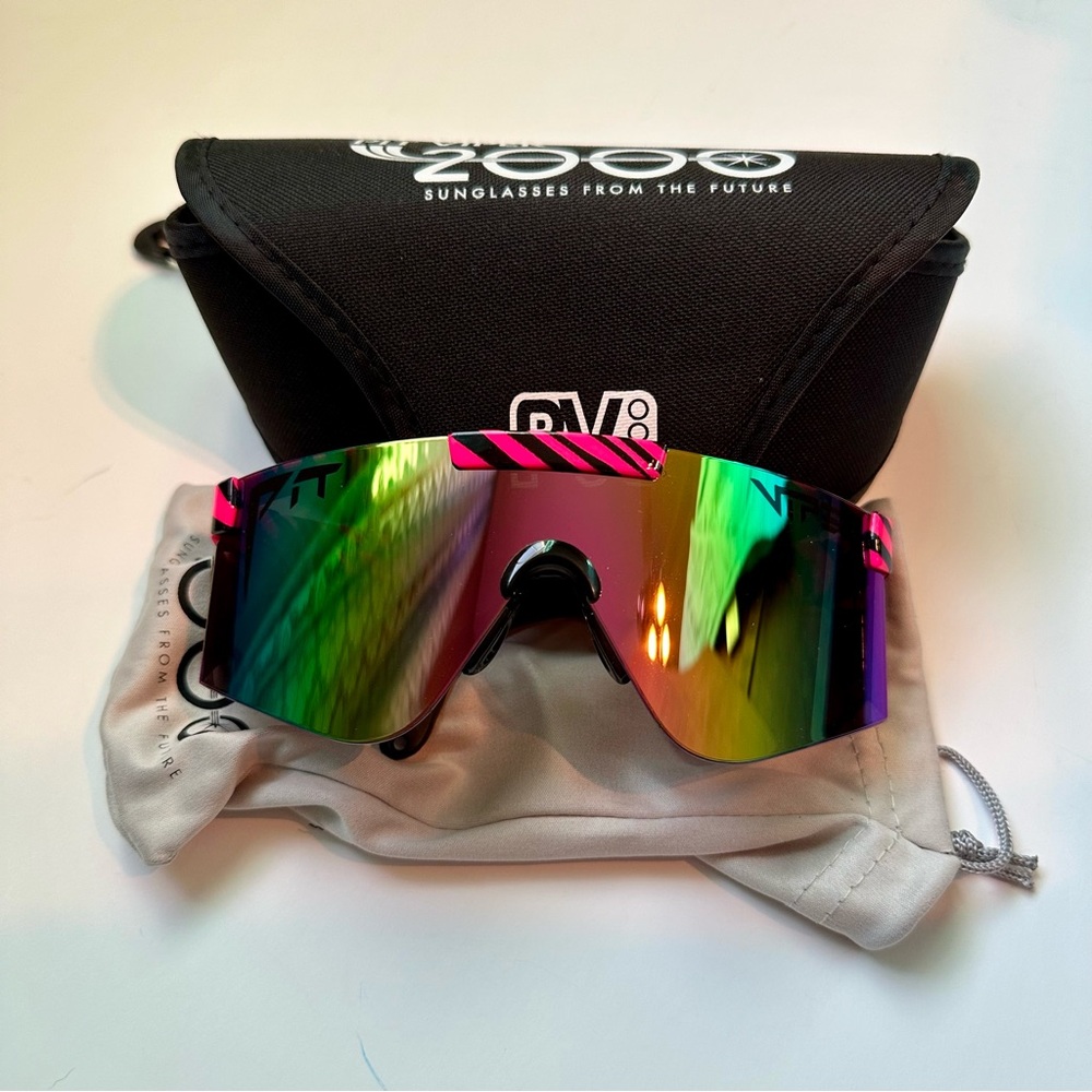 Pit Viper Pink Zebra Hot Tropics 2000 Sunglasses